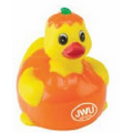 Pumpkin Duck Squeaker Rubber Duck